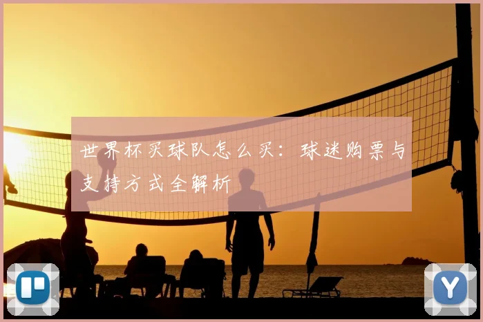 世界杯买球队怎么买:球迷购票与支持方式全解析